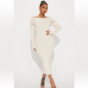 Elegant sweater dress